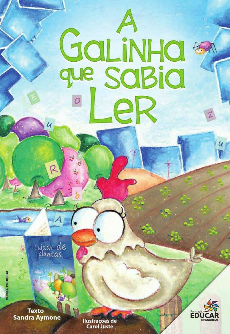 Moda A galinha que sabia ler,livro de historias