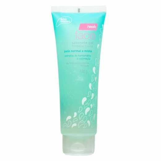 Sabonete Facial em Gel para Pele Normal a Mista 120g | needs