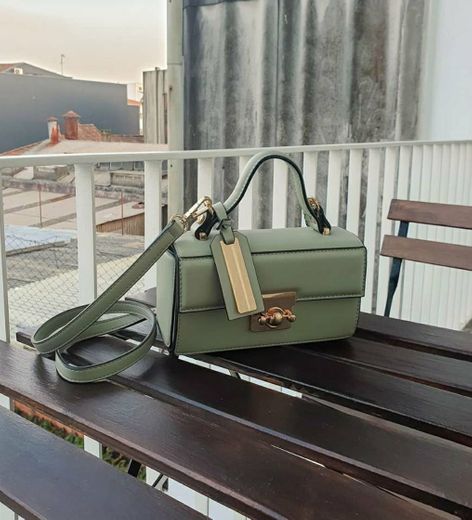 Sage green bag