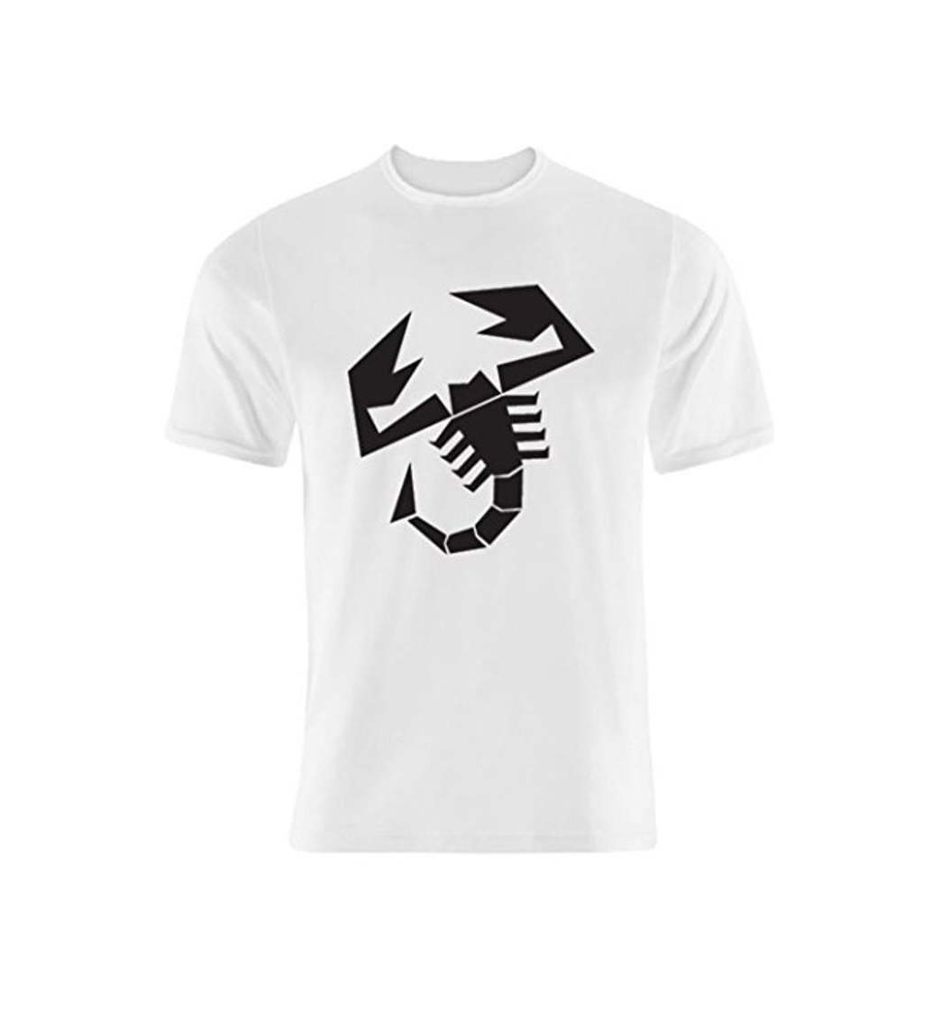 Social Camiseta Fiat Abarth – Color blanco – Logo negro