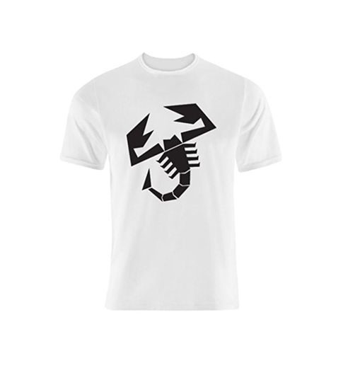 Camiseta Fiat Abarth – Color blanco – Logo negro