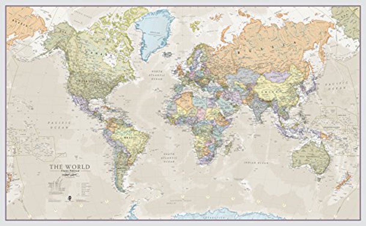Social Maps International - Mapa del mundo gigante