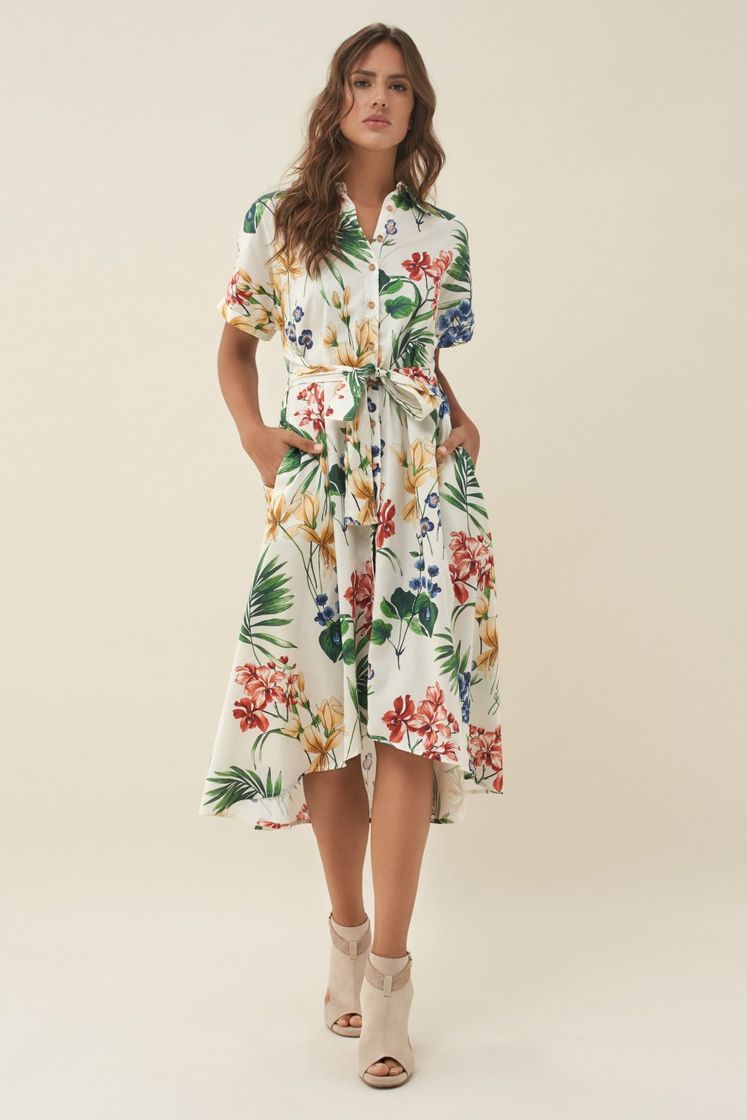 Moda Vestido allover floral