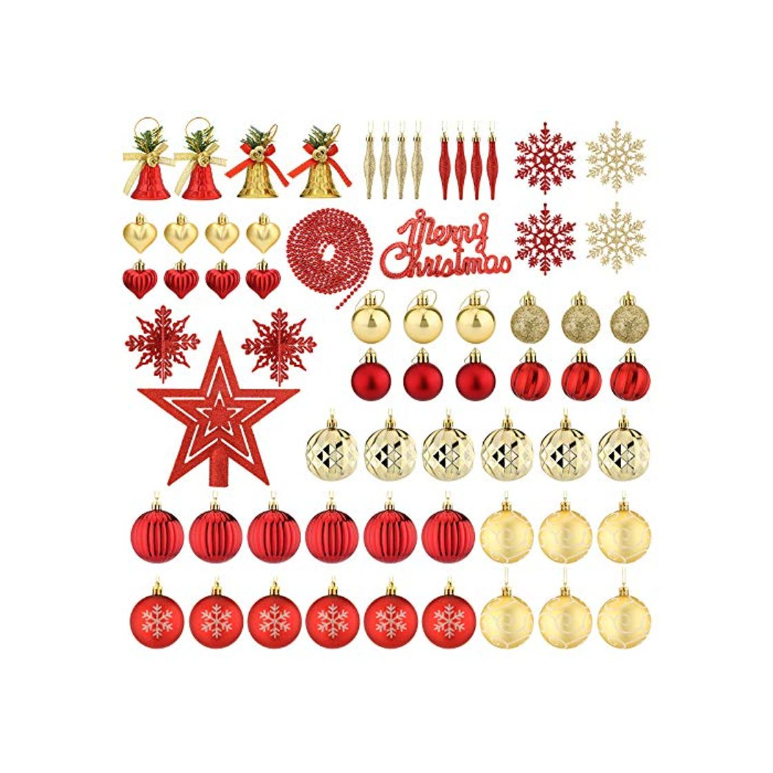 Product Aitsite 65PCS Bolas de Navidad 4