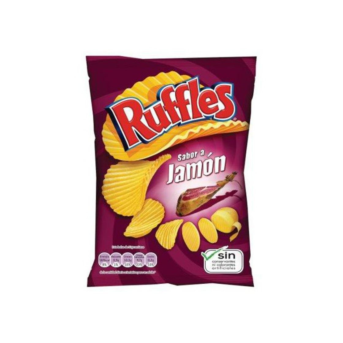 Product Ruffles Jamón