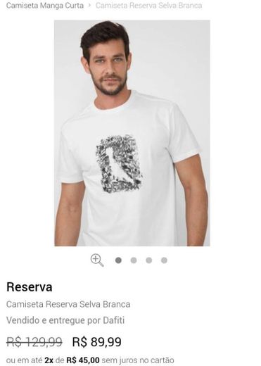 Camiseta Reserva Selva Branca - Compre Agora | Dafiti Brasil