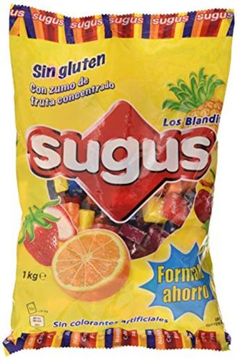 Sugus - Caramelos blandos con zumo de fruta