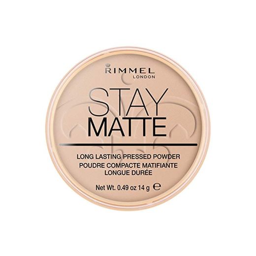 Rimmel London Stay Matte Tono 005 Polvo Compacto Matificante con Minerales Naturales