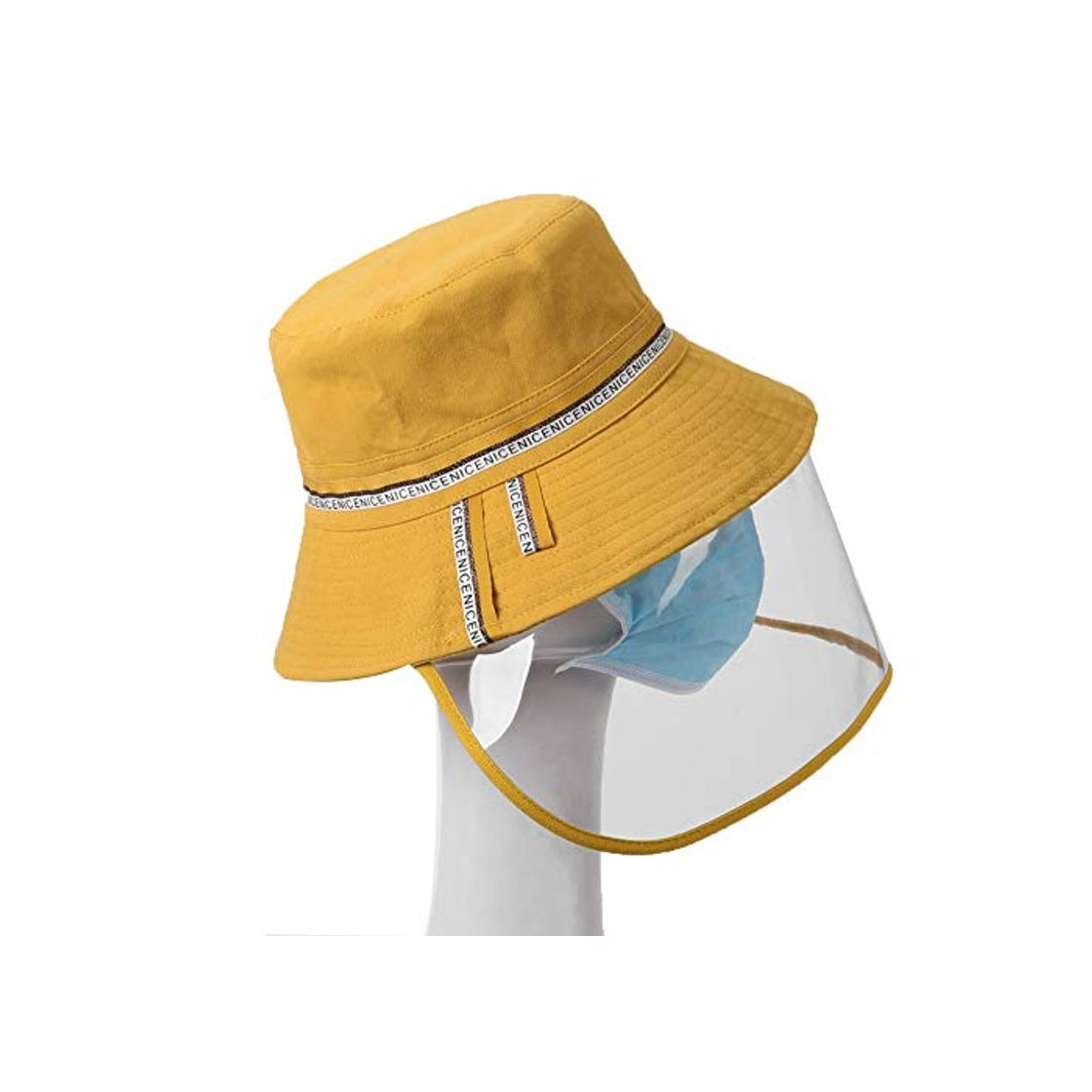 Moda JIAYUAN Sombreros Seguridad protector de la cara del cubo protectora Sombrero