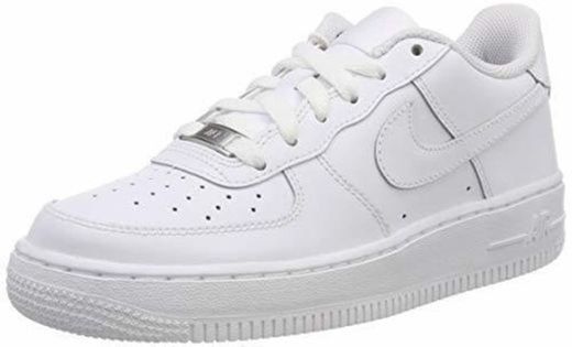 Nike Air Force 1, Zapatillas de Baloncesto Unisex Niños, Blanco