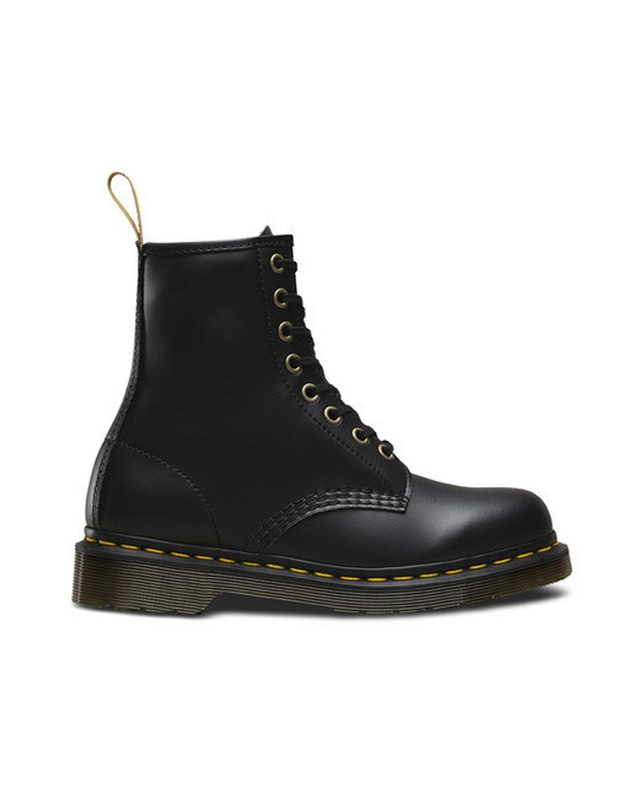 Moda Dr Martens Pretas em Pele