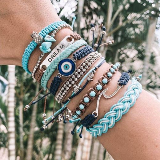 Tipos de pulseiras hippie