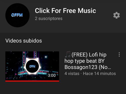 Canal de YouTube de música libre de copyright 