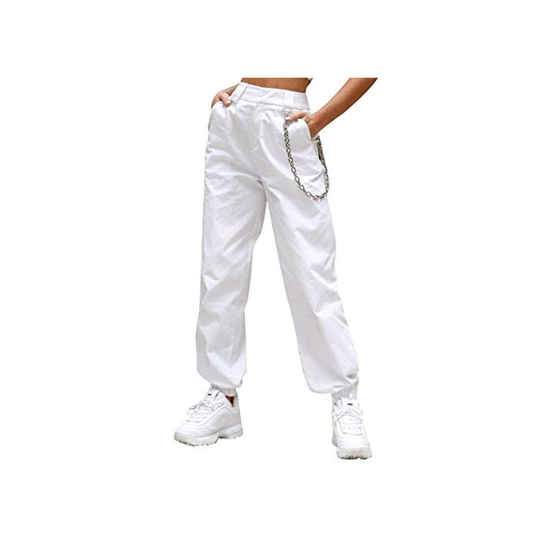 Social FeMereina Camo Joggers para Mujer Pantalones Cargo Slim Fit de Talle Alto