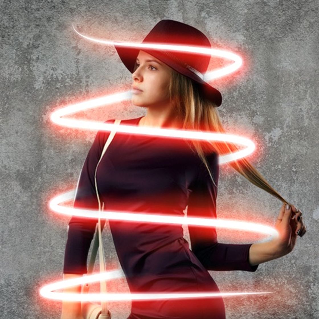 App 3D Neon Spiral Photo Editor Fx