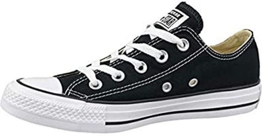 Converse Chuck Tailor All Star Zapatillas de lona, Unisex, Negro