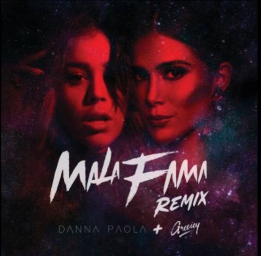 Danna Paola, Greeicy - Mala Fama (Remix) - YouTube