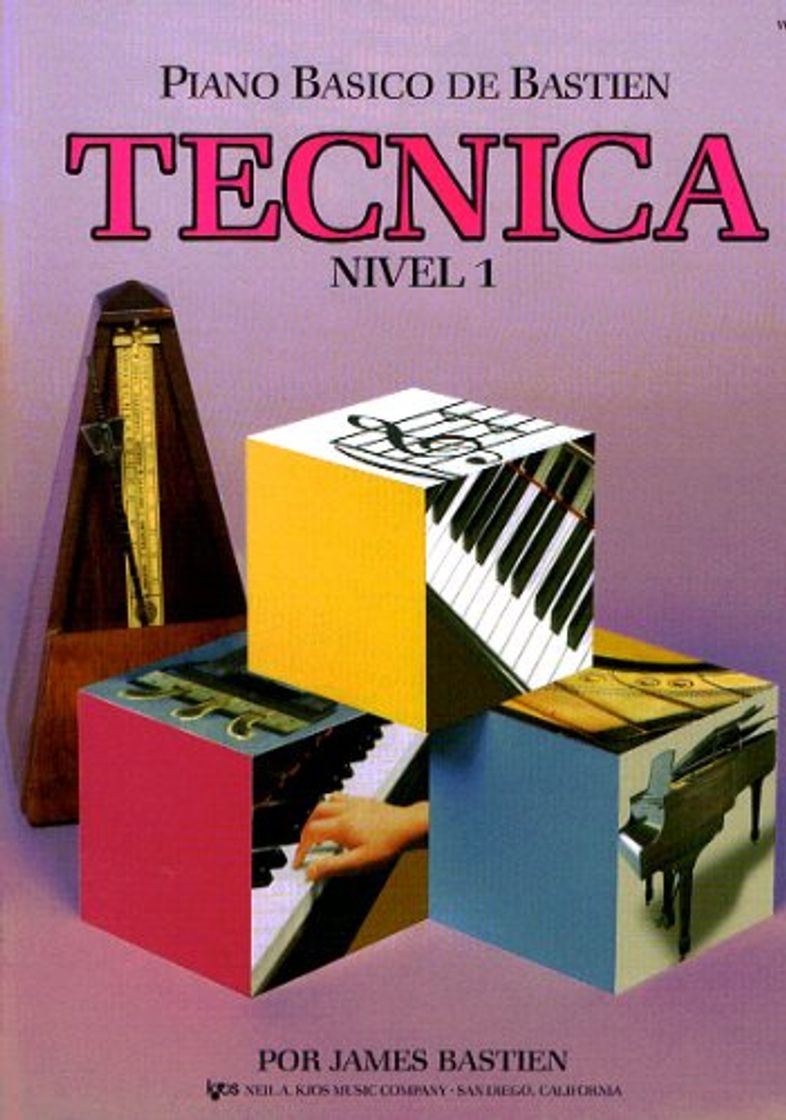 Libro BASTIEN - Tecnica Nivel 1º para Piano