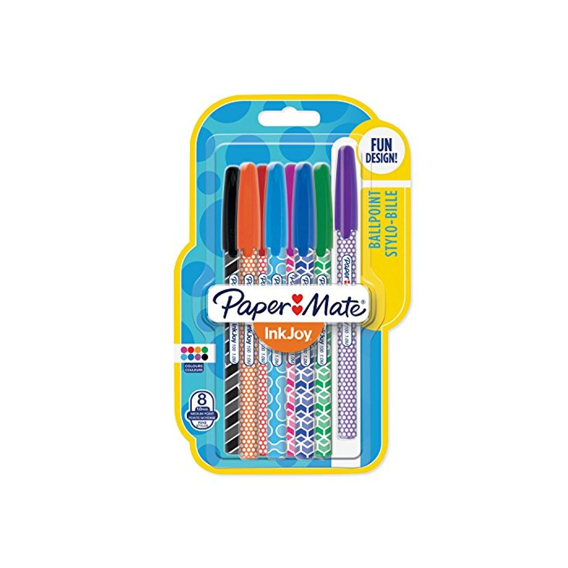 Paper Mate InkJoy bolígrafos con carcasa de color