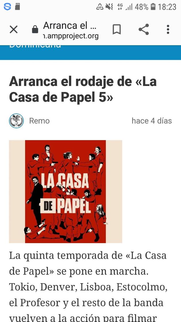 Serie Arranca el rodaje de " La Casa de Papel" 5