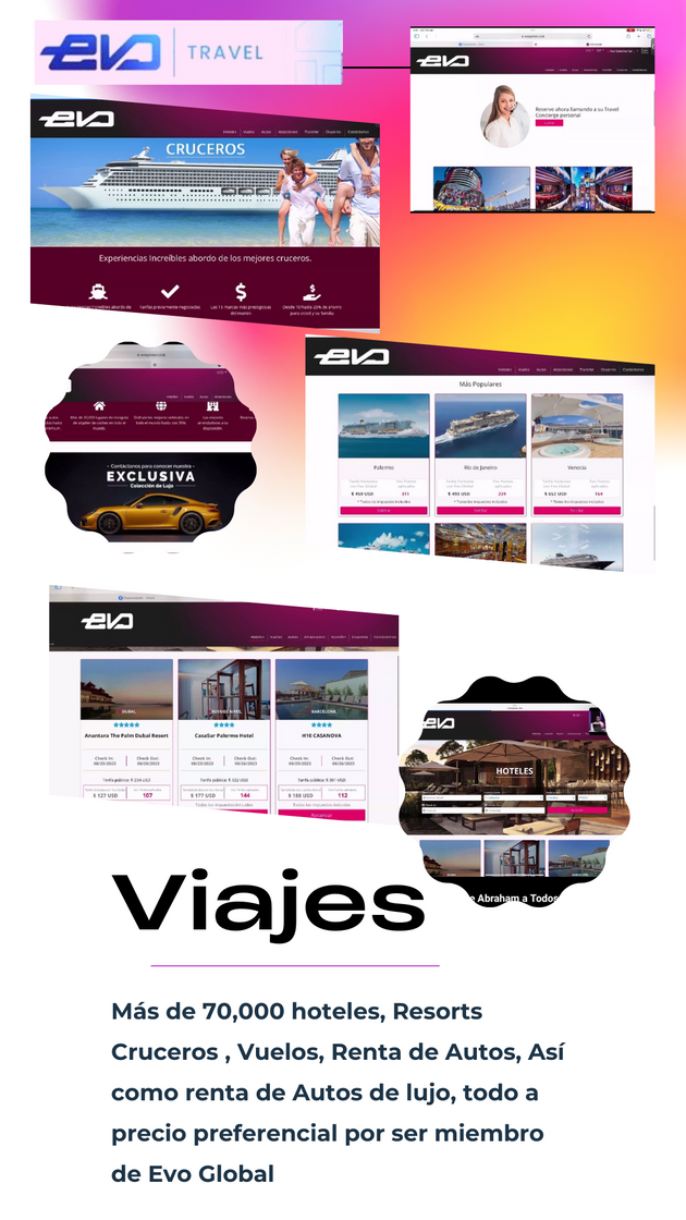 Fashion EVO TRAVEL, Club de viajes🧳 y cruceros 🛳