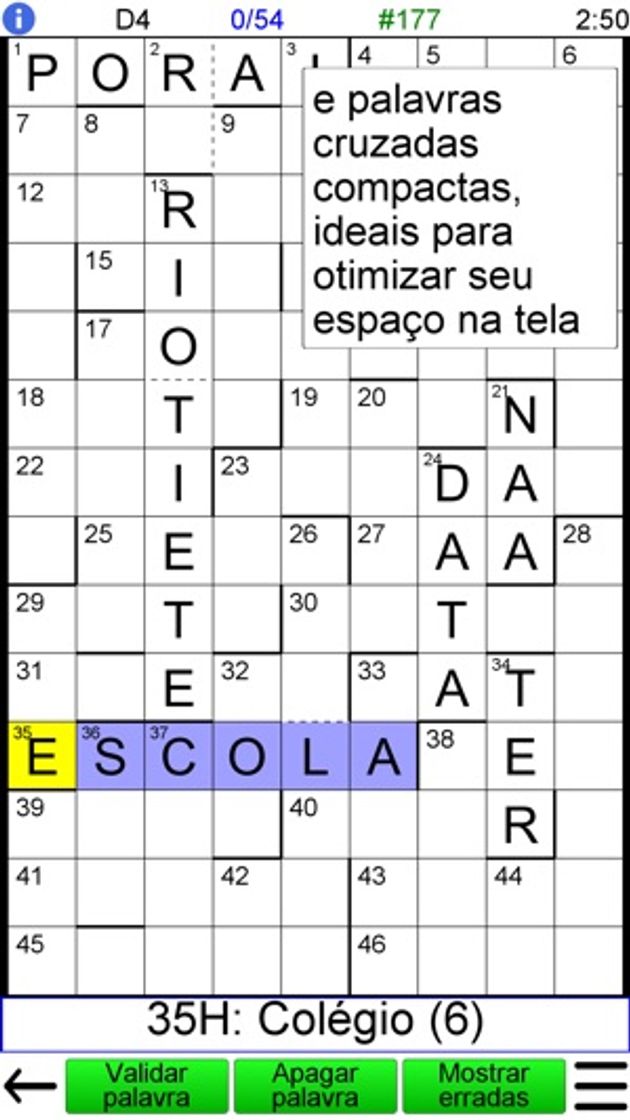 Videojuegos ‎Palavras Cruzadas Diretas na App Store