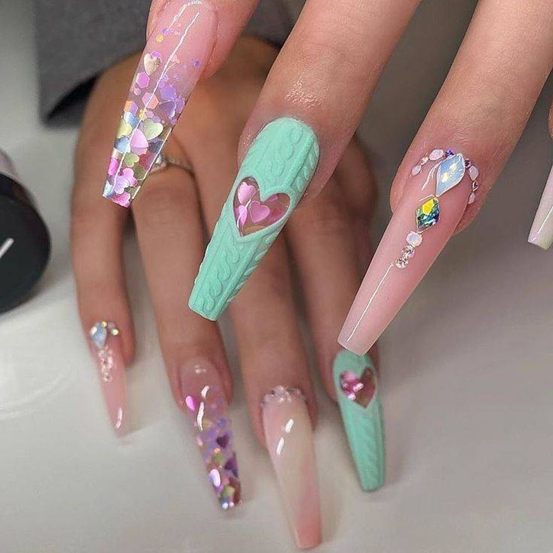 Moda Uñas acrilicas decoradas 