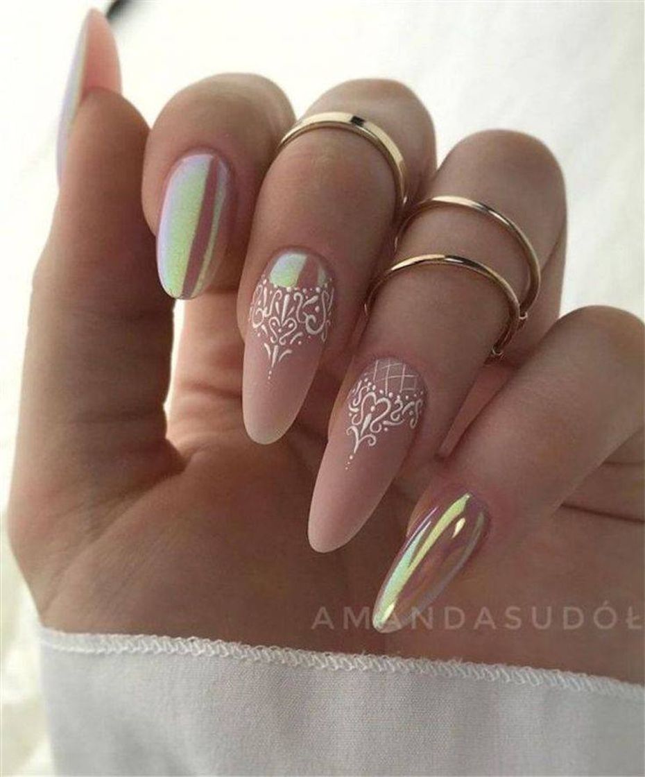 Moda Uñas acrilicas decoradas 