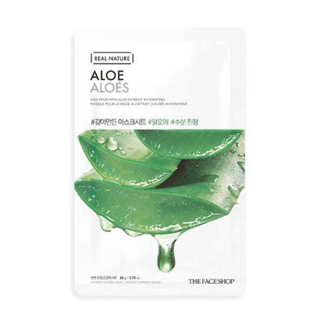 Social Máscara facial aloe vera