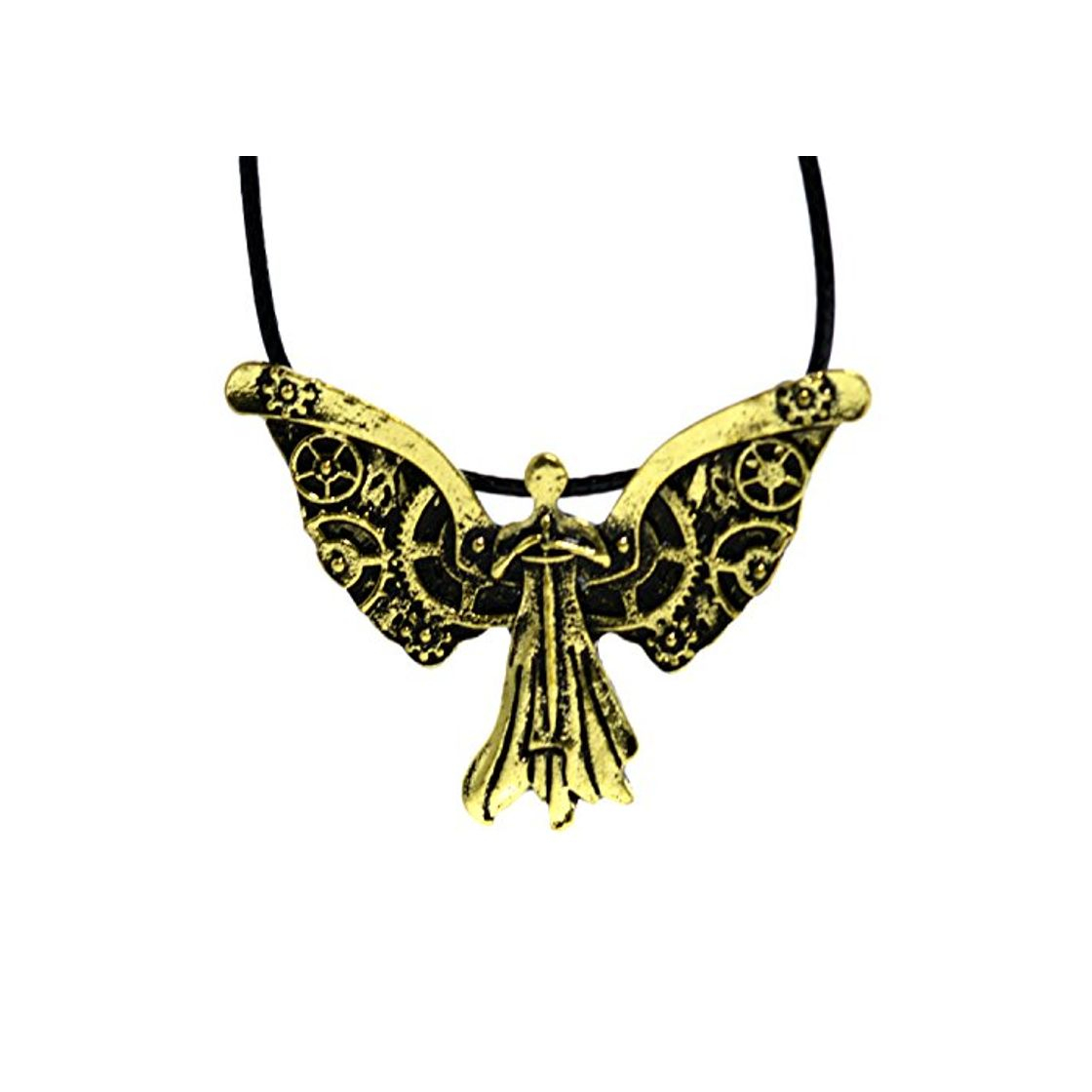 Productos De cazadores de Ciudad de hueso lámpara de techo collar con colgante en forma de ángel Tessa Clockwork cazador de sombras colección Clary Fray