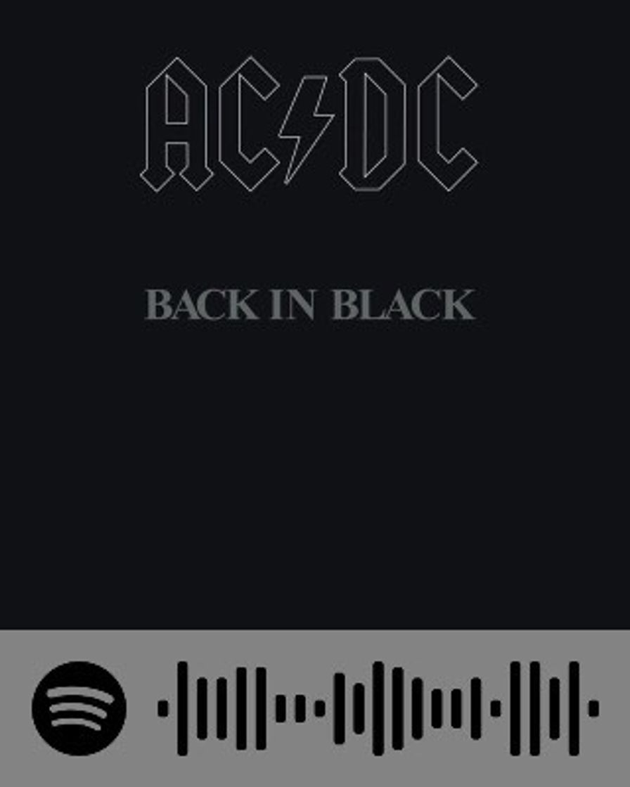 Canciones Back In Black