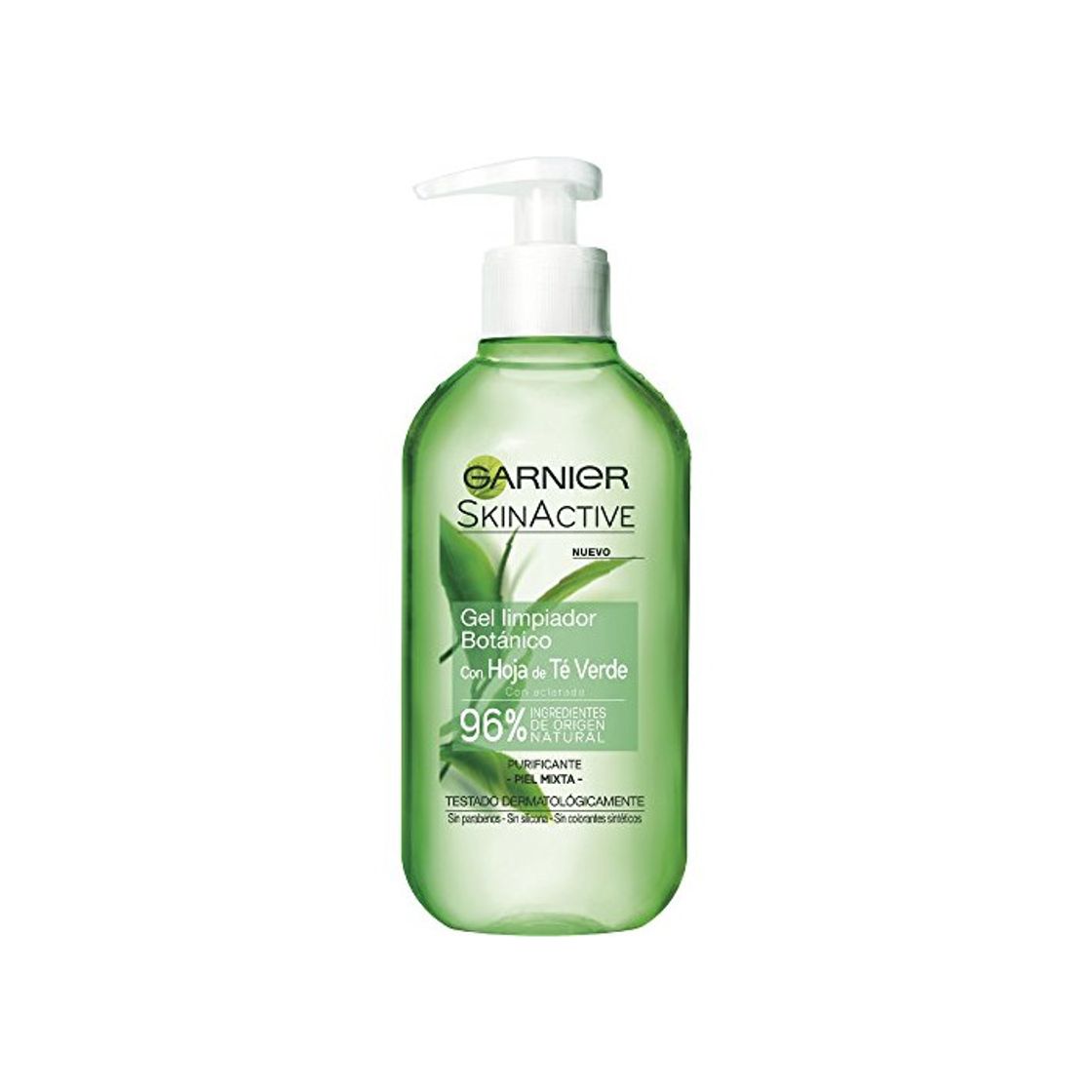 Social Garnier Skin Active Gel Limpiador con Hoja de Té Verde