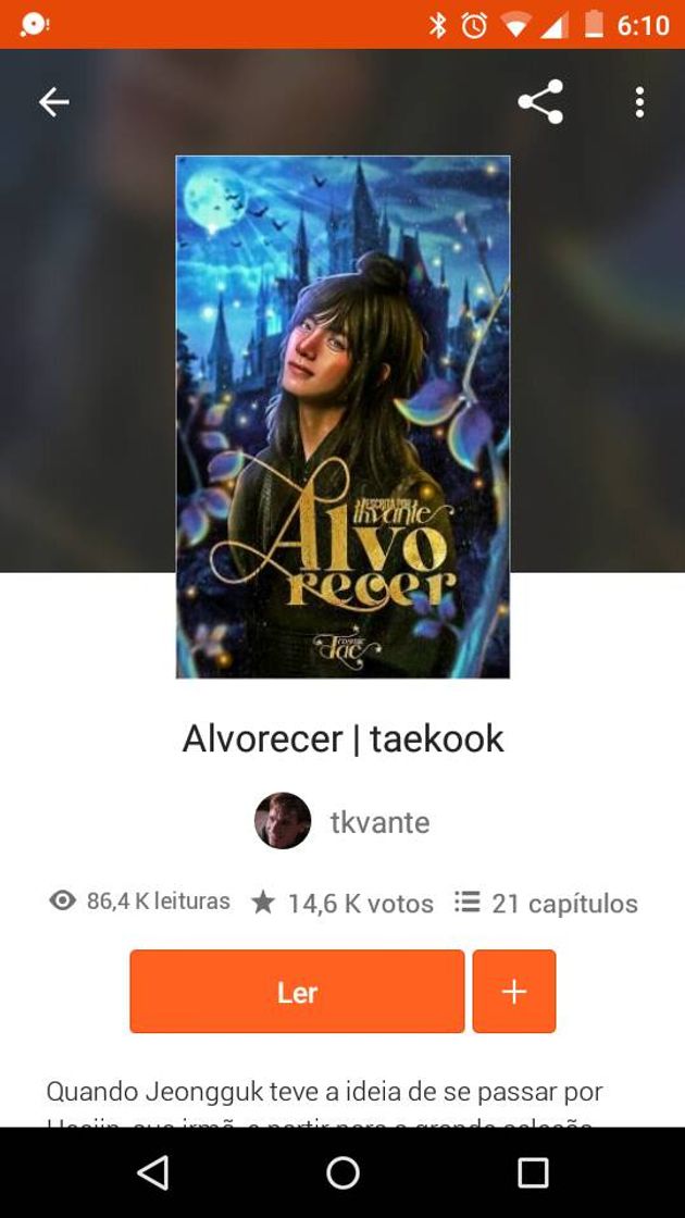 Libro Fanfic taekook, alvorecer, amo que amo!😍😍