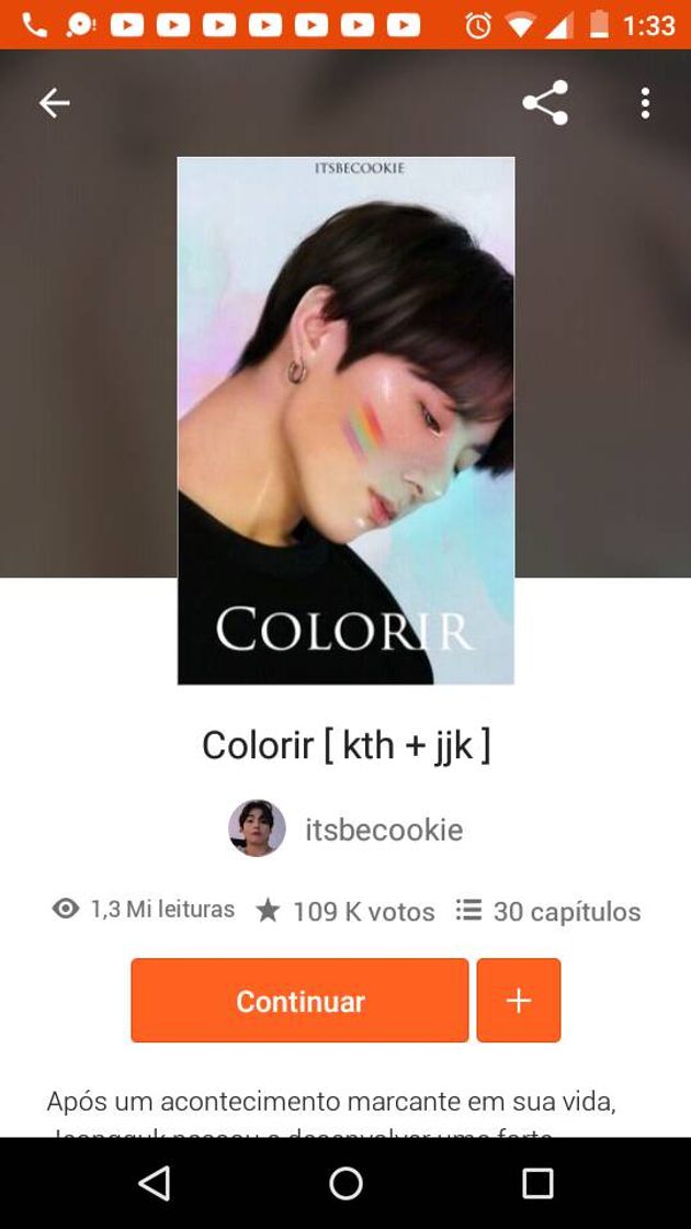 Libro Fanfic colorir no wattpad