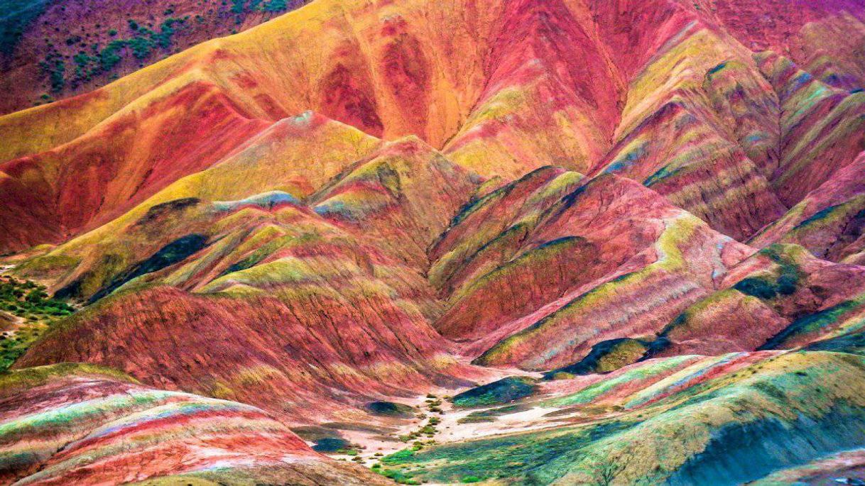 Lugar Parque Geológico Zhangye Danxia