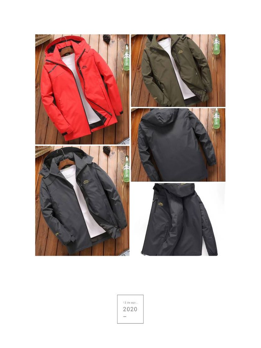 Men's Casual Waterproof Jacket 2020 Spring Autumn Tourism