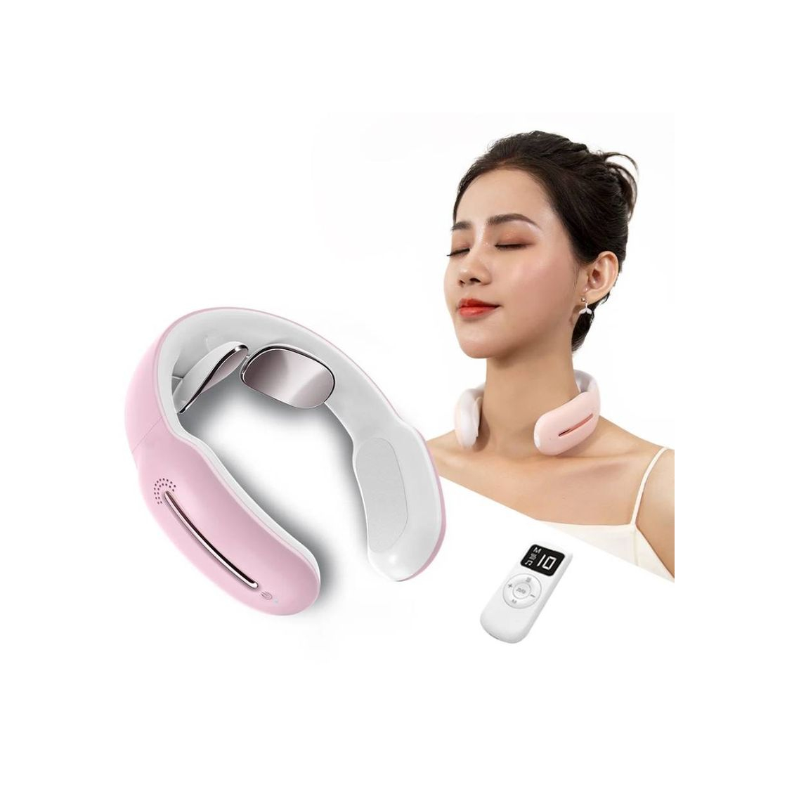 Social Smart Electric Neck and Shoulder Massager Low Frequency Magn