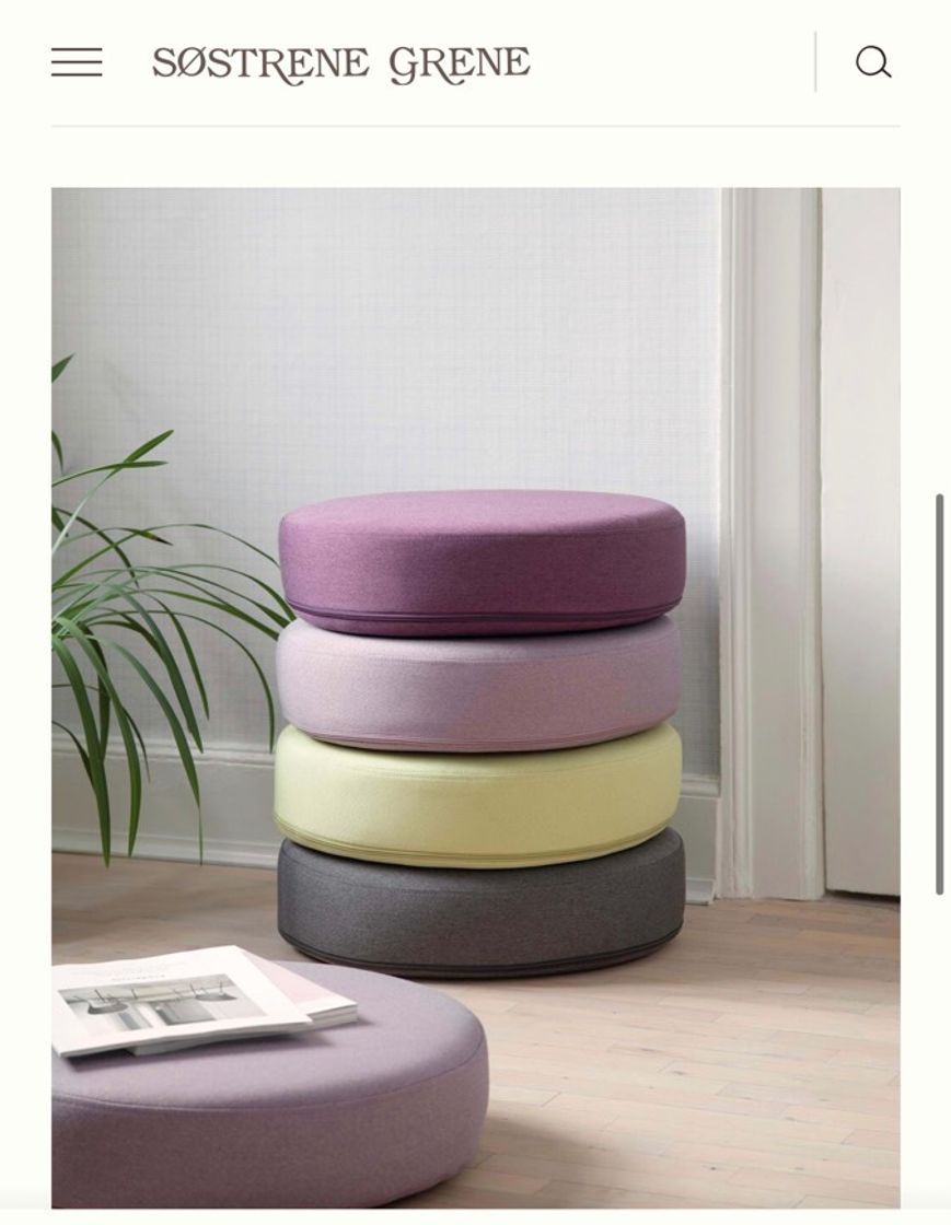 Moda Soft and colourful floor cushion | Søstrene Grene