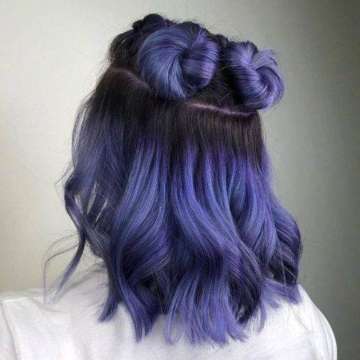 hair purple 