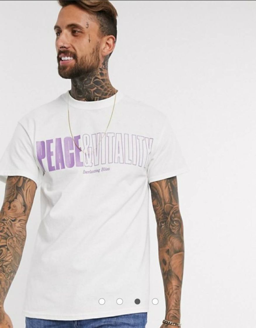 Social Camiseta extragrande de ASOS DESING