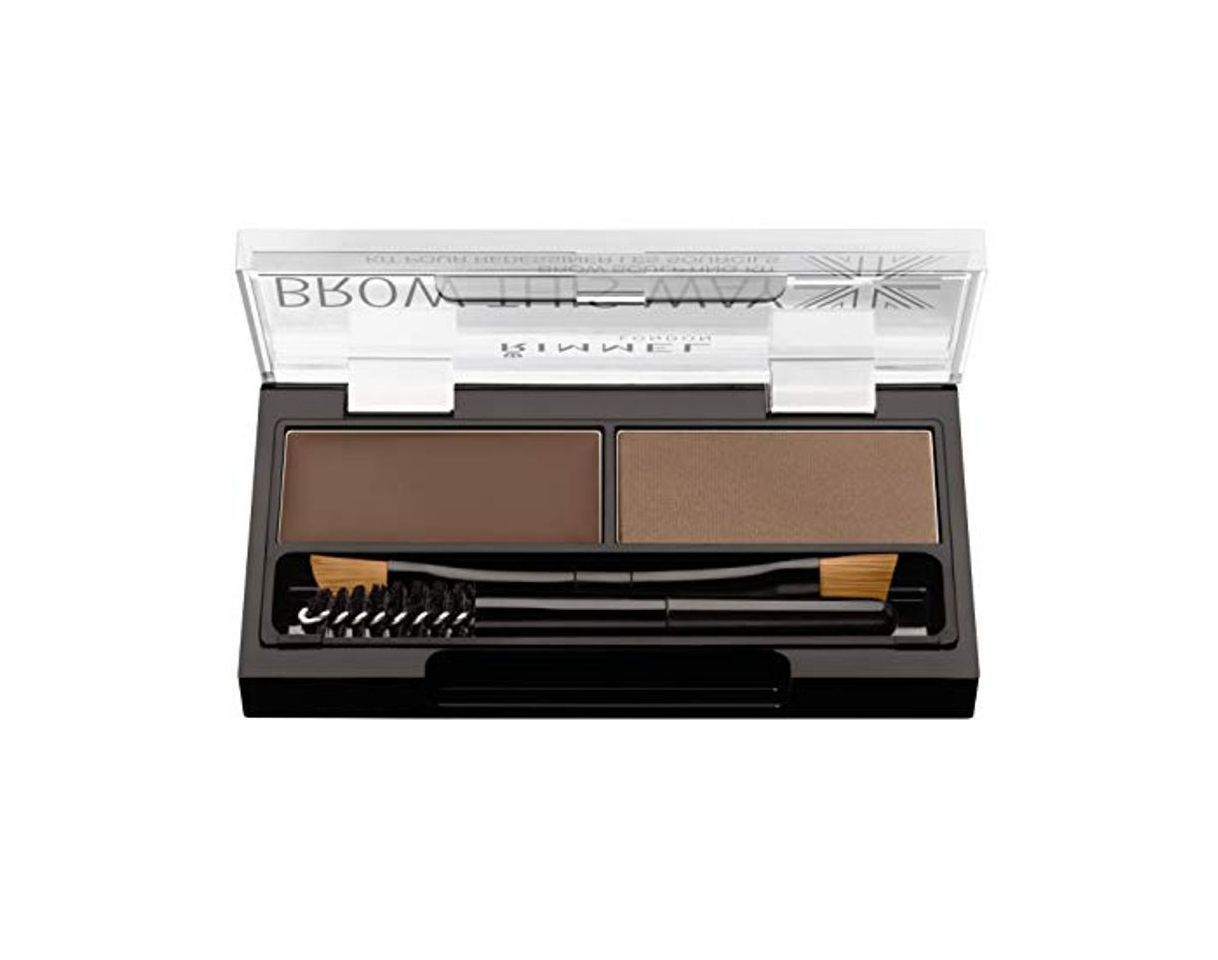 Social Rimmel London Brown This way Kit esculpidor de cejas