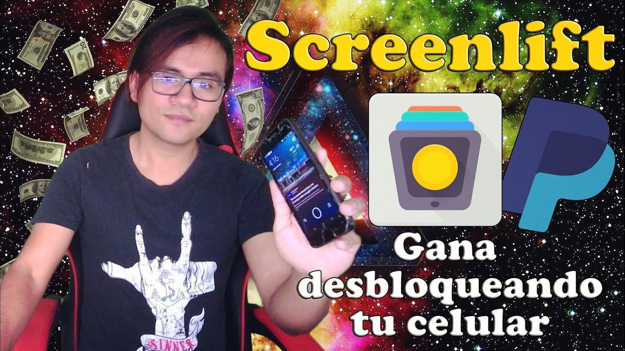 App Screenlift ganas dinero desbloqueando la aplicación. 