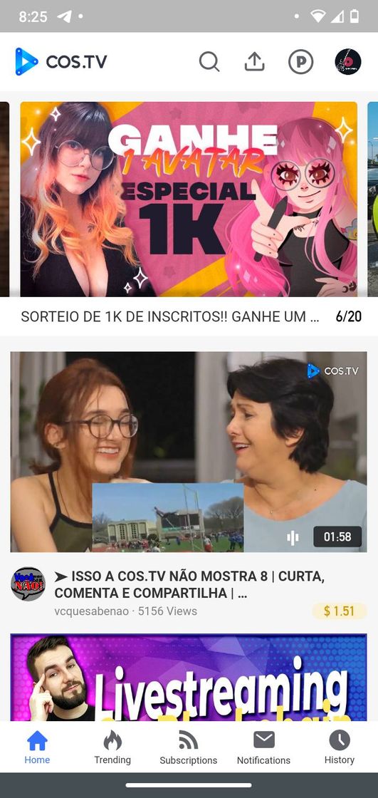 Fashion Página de Costv 