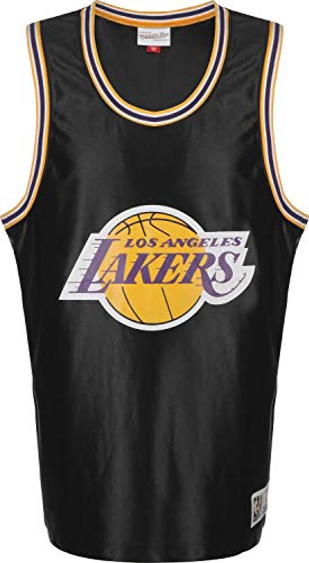 Fashion Mitchell & Ness NBA Dazzle LA Lakers Camiseta sin Mangas Black