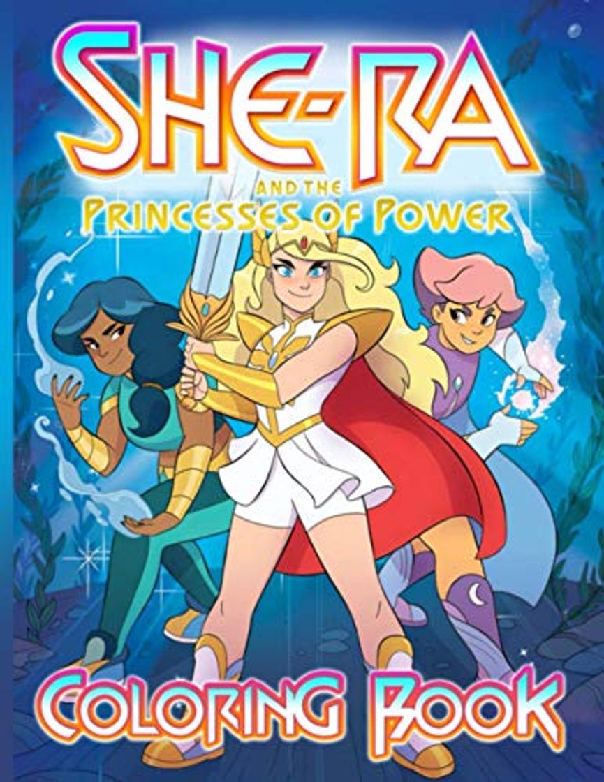 Libro She-ra And The Princesses Of Power Coloring Book: Stress Relief Coloring Books