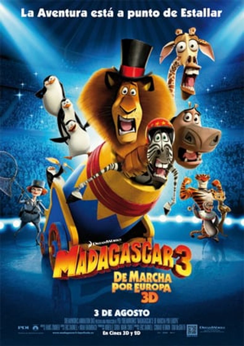 Película Madagascar 3: De marcha por Europa