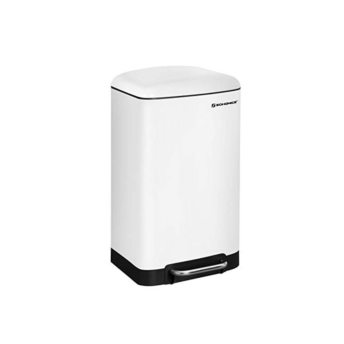 Products SONGMICS Basurero Cubo de Cocina Contenedor de residuos Cubeta Interior con Pedal 30 L Blanco LTB01W