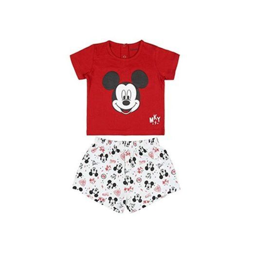 Cerdá Pijama Bebe 18 Meses de Mickey Mouse-Camiseta