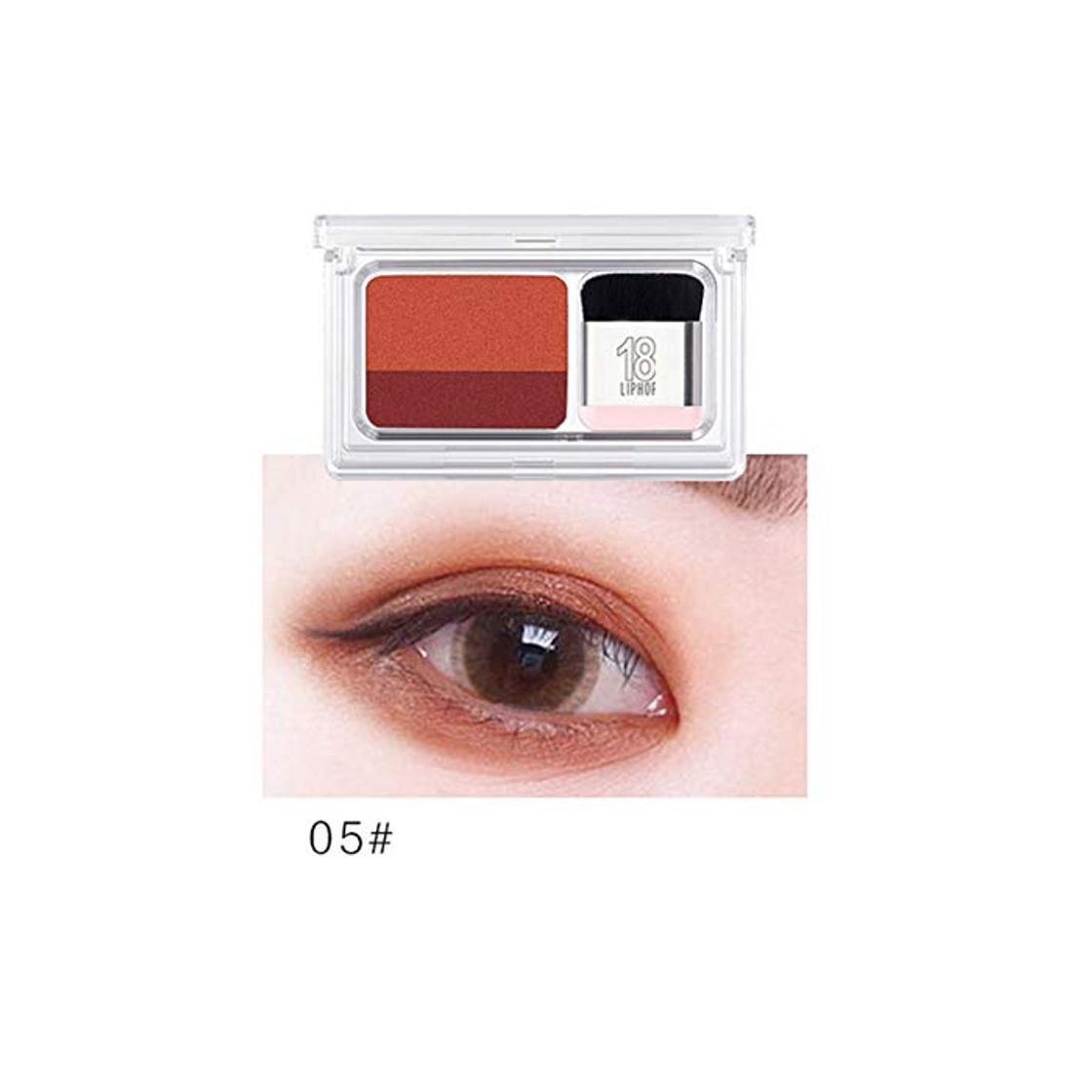 Social Qewmsg Minerals Paleta de sombras de ojos con brillo de brillos Sombras de ojos con brillo