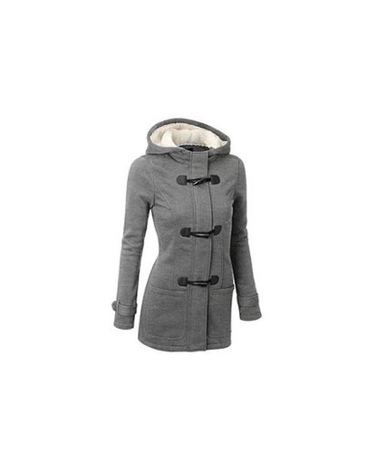 Mujer Invierno Abrigo Casual Sudadera con Capucha Chaqueta de Capa Jacket Parka